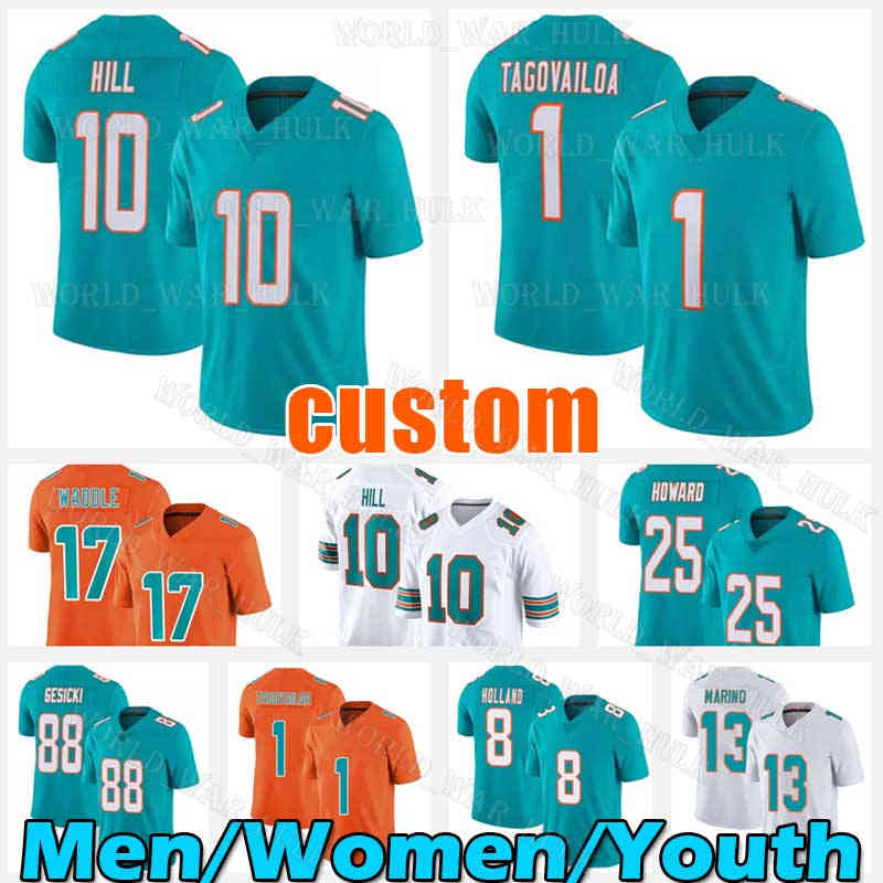 1 Tua Tagovailoa Football Jersey 10 Tyreek Hill 13 Dan Marino Miamis Jaylen Waddle Mike Gesicki Jaelan Phillips Dolphines Xavien Howard 3 Myles Gaskin 8 Jevon Holland, Men custom (h t)
1 Tua Tagovailoa Football Jersey 10 Tyreek Hill 13 Dan Marino Miamis Jaylen Waddle Mike Gesicki Jaelan Phillips Dolphines Xavien Howard 3 Myles Gaskin 8 Jevon Holland, Men custom (h t)