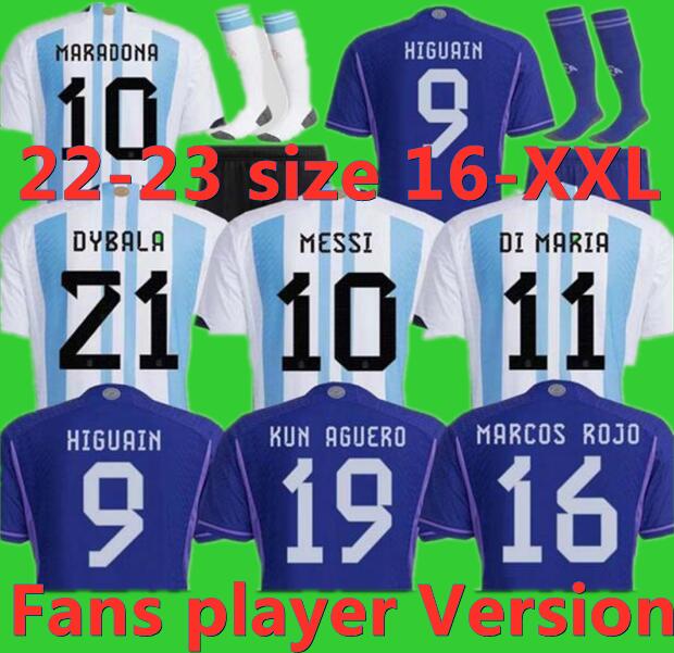 2022 2023 Argentina Soccer Jersey Finalissima Special 22 23 DI MARIA Football Shirts DYBALA LO CELSO MARADONA Men Kids kit uniforms pre match Player Fans retro
2022 2023 Argentina Soccer Jersey Finalissima Special 22 23 DI MARIA Football Shirts DYBALA LO CELSO MARADONA Men Kids kit uniforms pre match Player Fans retro
