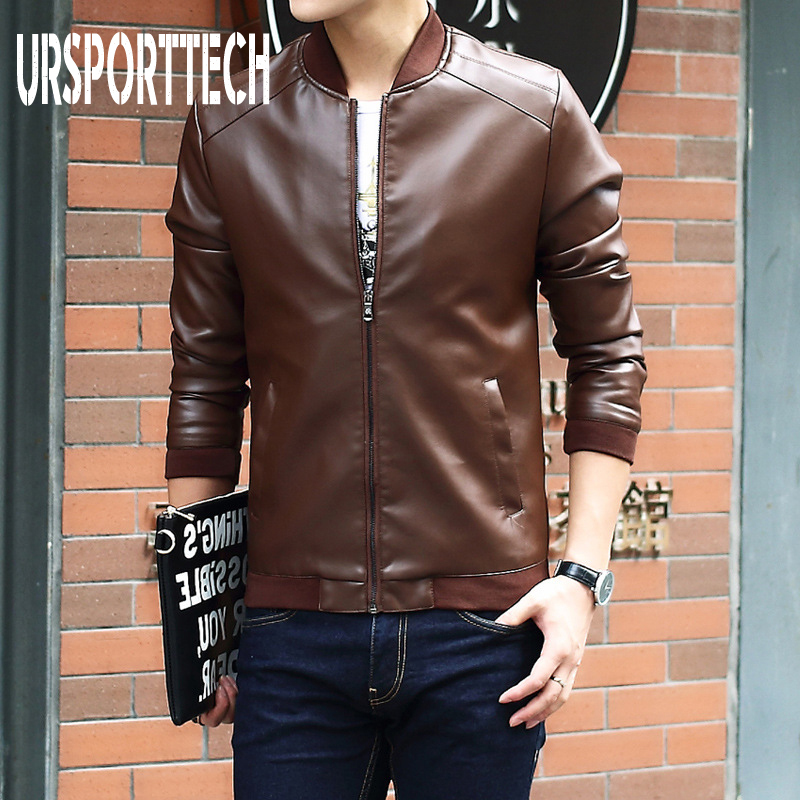 Men's Leather Faux Mens PU Jackets Coats Motorcycle Biker Jacket Men Autumn Winter Clothes Male Classic Winderbreaker Coat 220913