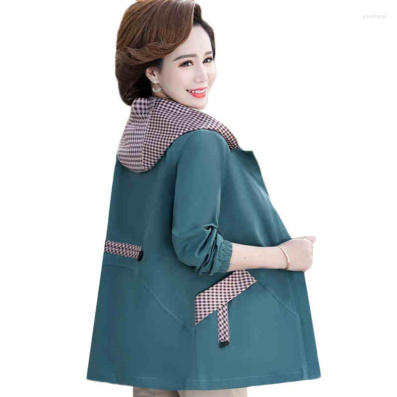 Women's Trench Coats Autumn Jacket Women Windbreaker Fashion Hooded Outerwear Plus Size 5XL Female Thin Short Middle-aged Basic Coat, Khaki
Women's Trench Coats Autumn Jacket Women Windbreaker Fashion Hooded Outerwear Plus Size 5XL Female Thin Short Middle-aged Basic Coat, Khaki