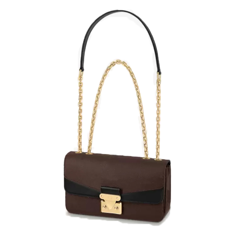 MARCEAU Chain Hangbag Paris Fashion Shoulder Bag CrossBody Designer Sacoche Classic Flap Luxury Bag Woman Purse Pouch SL0CK M46126 M46127 24x15x6cm, Black
MARCEAU Chain Hangbag Paris Fashion Shoulder Bag CrossBody Designer Sacoche Classic Flap Luxury Bag Woman Purse Pouch SL0CK M46126 M46127 24x15x6cm, Black