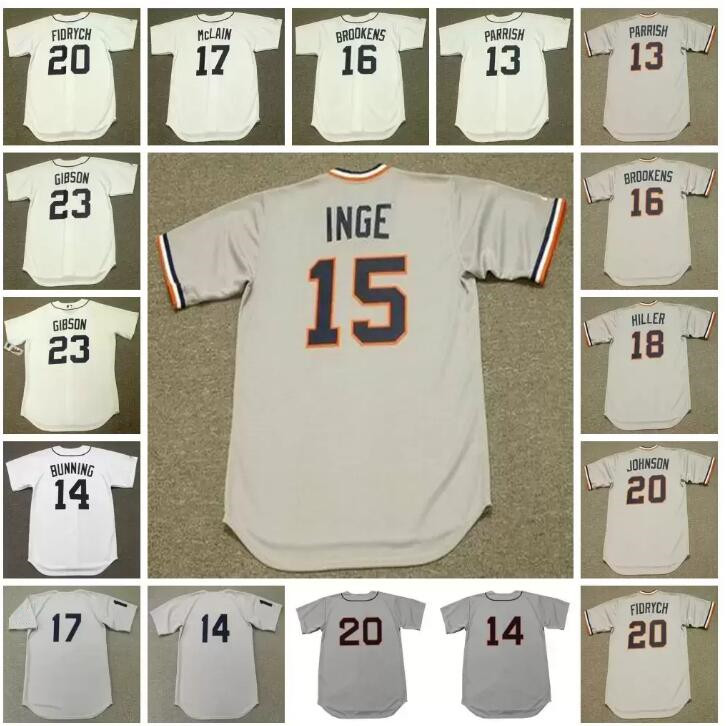 Detroit Vintage Baseball Jersey 13 LANCE PARRISH 14 JIM BUNNING 1957 15 BRANDON INGE 1980's 16 TOM BROOKENS 17 DENNY McLAIN 1969 HILLER JOHNSON FIDRYCH WERTZ GIBSON, 20 mark fidrych 1976 white
Detroit Vintage Baseball Jersey 13 LANCE PARRISH 14 JIM BUNNING 1957 15 BRANDON INGE 1980's 16 TOM BROOKENS 17 DENNY McLAIN 1969 HILLER JOHNSON FIDRYCH WERTZ GIBSON, 20 mark fidrych 1976 white