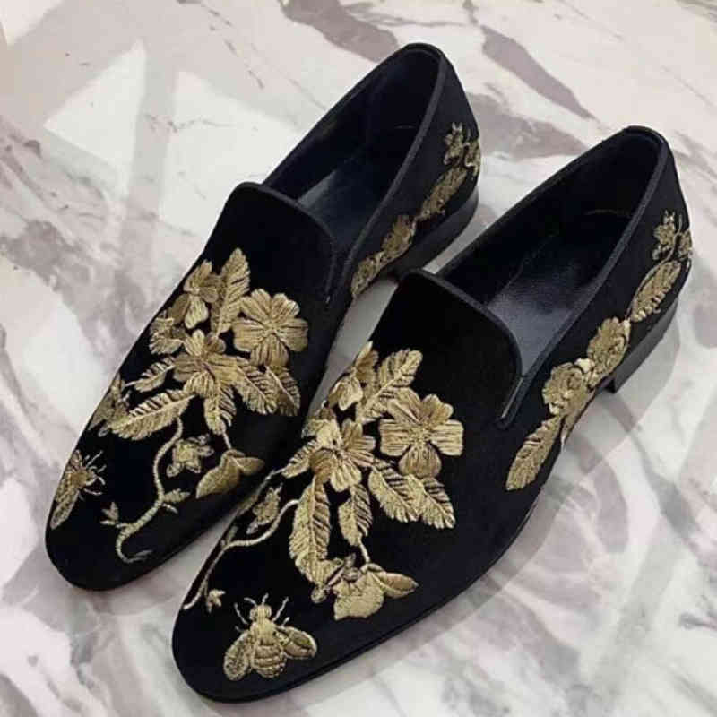 Casual Shoes Men's lofook shoes fashionable embroidery casual and comfortable large size, Black
Casual Shoes Men's lofook shoes fashionable embroidery casual and comfortable large size, Black