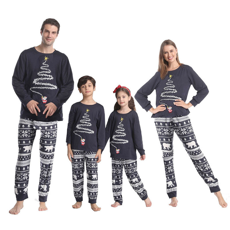 Family Matching Outfits Couple Family Christmas Pajamas Year Costume For Children Mother Kids Clothes Matching Outfits Christmas Pajamas Set 220913