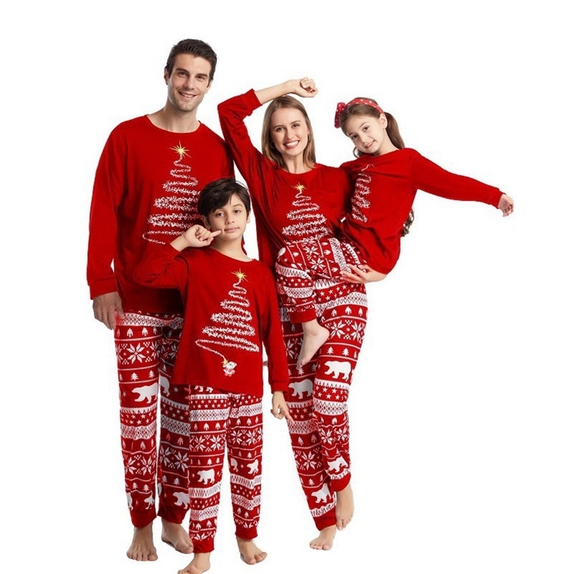 Family Matching Outfits Couple Family Christmas Pajamas Year Costume For Children Mother Kids Clothes Matching Outfits Christmas Pajamas Set 220913