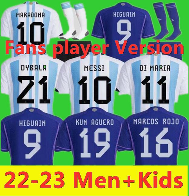 2022 2023 Argentina soccer Jerseys 22 23 MESSIS MAC ALLISTER DYBALA DI MARIA MARTINEZ DE PAUL MARADONA child kids kit Men women football shirt Fans player Version, 14
2022 2023 Argentina soccer Jerseys 22 23 MESSIS MAC ALLISTER DYBALA DI MARIA MARTINEZ DE PAUL MARADONA child kids kit Men women football shirt Fans player Version, 14