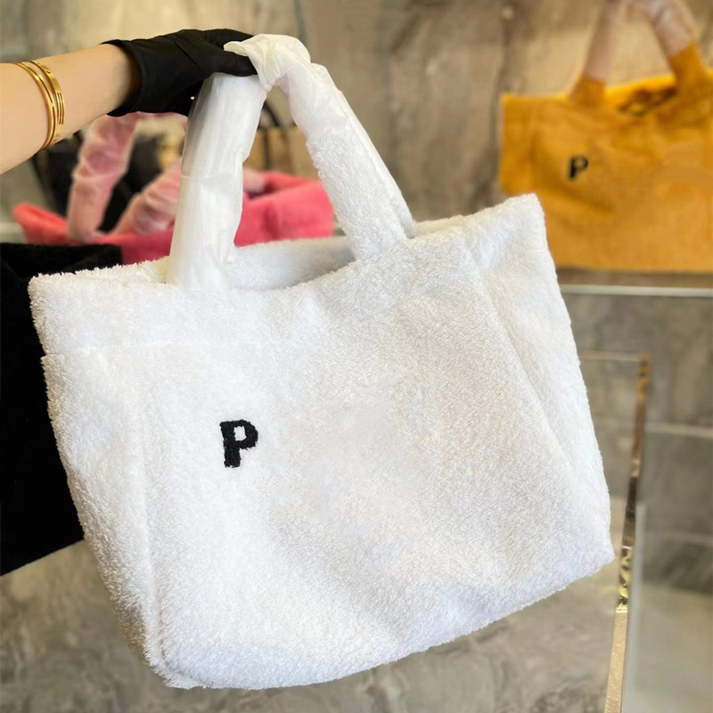 Winter Furry Bags designer bag luxury handbag shoulder tote bag Soft Shopping Fur Purse Woman Totes Large Capacity 5A Quality