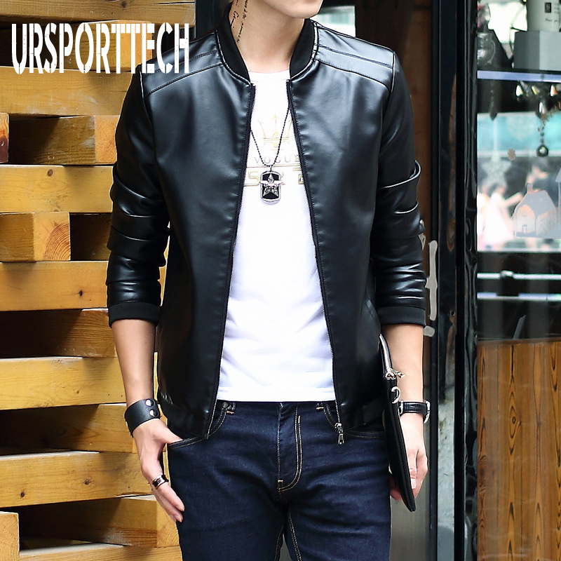 Men's Leather Faux Mens PU Jackets Coats Motorcycle Biker Jacket Men Autumn Winter Clothes Male Classic Winderbreaker Coat 220913