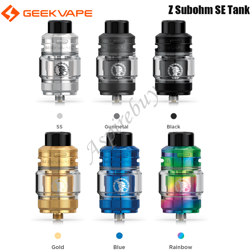 GeekVape Z Sub Ohm SE Tank Atomizer 5.5ml Capacity Top Filling System for T200 Aegis Touch Kit and Z Series Coil Authentic
GeekVape Z Sub Ohm SE Tank Atomizer 5.5ml Capacity Top Filling System for T200 Aegis Touch Kit and Z Series Coil Authentic