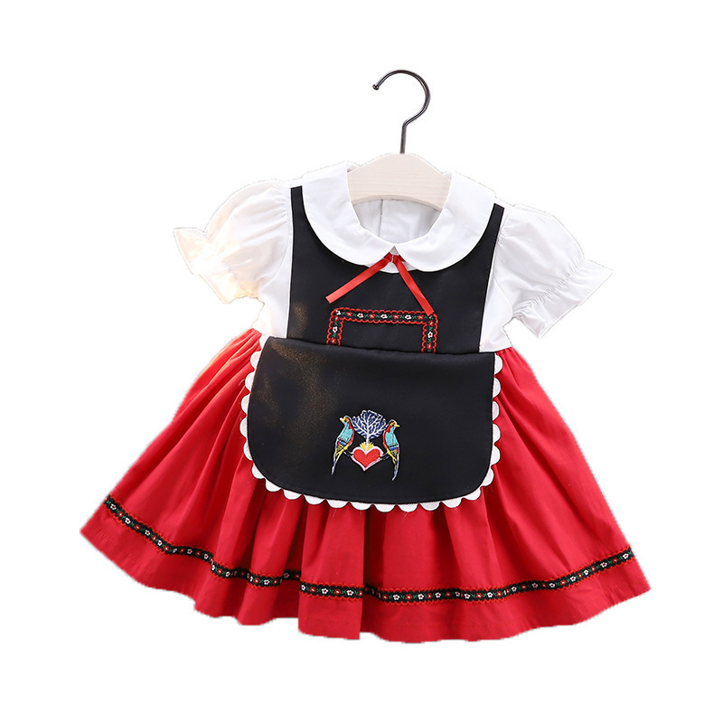 Special Occasions Baby Princess Dress Children Oktoberfest princess Costumes German Kids Girl Beer Maid Heidi Costume Bavarian Dirndl 220914