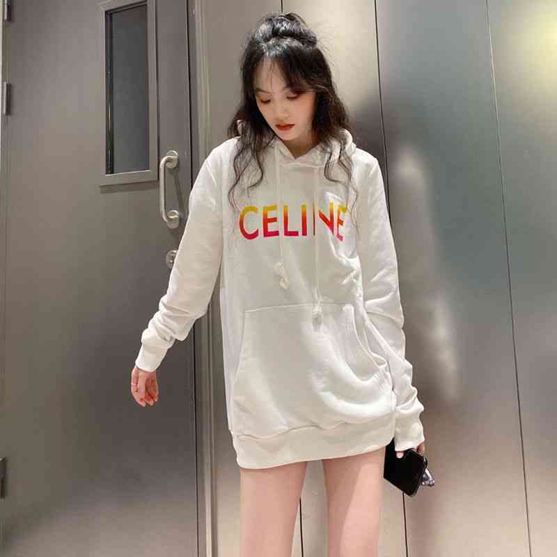 Fashion Designer Hoodies Celinn' Man and Woman Sweater the of Gradual Letter Printing Casual Loose Hooded Men and Women Ins High Quality, White
Fashion Designer Hoodies Celinn' Man and Woman Sweater the of Gradual Letter Printing Casual Loose Hooded Men and Women Ins High Quality, White