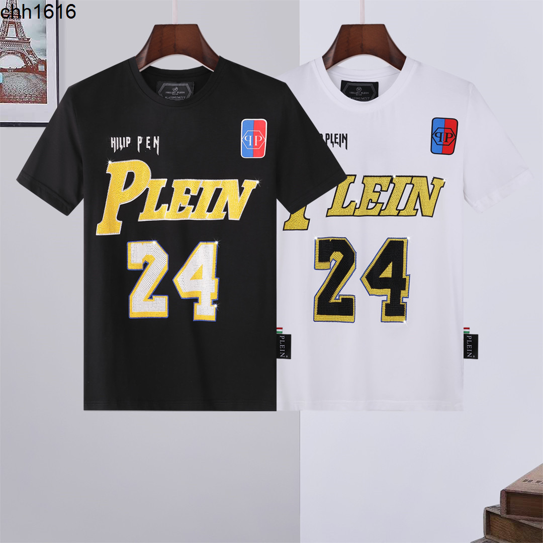 Fashion brand Plaine spring and summer short sleeve men round neck T domineering personality letter PP hot drill fashion men 2022, White
Fashion brand Plaine spring and summer short sleeve men round neck T domineering personality letter PP hot drill fashion men 2022, White