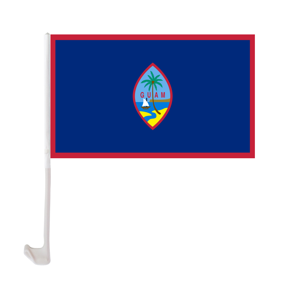 Guam Car Flag 30x45cm Window Clip Guamanian Flags Polyester UV Protection Car Decoration Banner with Flagpole
Guam Car Flag 30x45cm Window Clip Guamanian Flags Polyester UV Protection Car Decoration Banner with Flagpole
