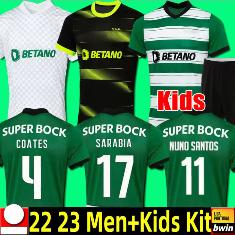 Sporting CP 22/23 Lisbon soccer jerseys fans player version Jovane Sarabia Vietto 2022 2023 Lisboa COATES ACUNA football shirt men kids Kits sock Full sets 3rd White
Sporting CP 22/23 Lisbon soccer jerseys fans player version Jovane Sarabia Vietto 2022 2023 Lisboa COATES ACUNA football shirt men kids Kits sock Full sets 3rd White