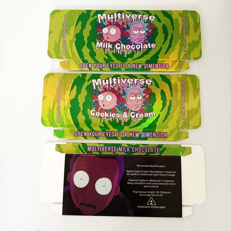 Multiverse Chocolate Bar Boxes with Compitible Mold Milk Cookies & Cream Box Mushroom Chocolates Packing Package Food Grade Packaging Boxes 3 Flavors
Multiverse Chocolate Bar Boxes with Compitible Mold Milk Cookies & Cream Box Mushroom Chocolates Packing Package Food Grade Packaging Boxes 3 Flavors