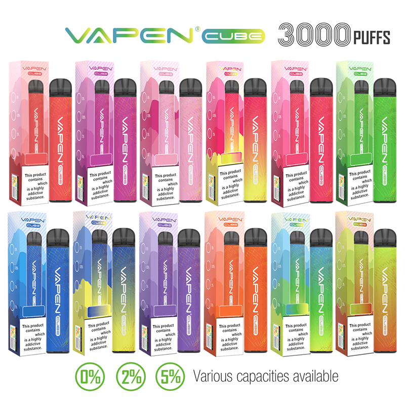 Authentic VAPEN CUBE 3000Puffs Disposable Vape Pen Device Electronic e cigarettes Kits 8ML Capacity 1000mAh Battery Pre-Filled Bars Vaporiezer Pure Taste Vapor Kit
Authentic VAPEN CUBE 3000Puffs Disposable Vape Pen Device Electronic e cigarettes Kits 8ML Capacity 1000mAh Battery Pre-Filled Bars Vaporiezer Pure Taste Vapor Kit