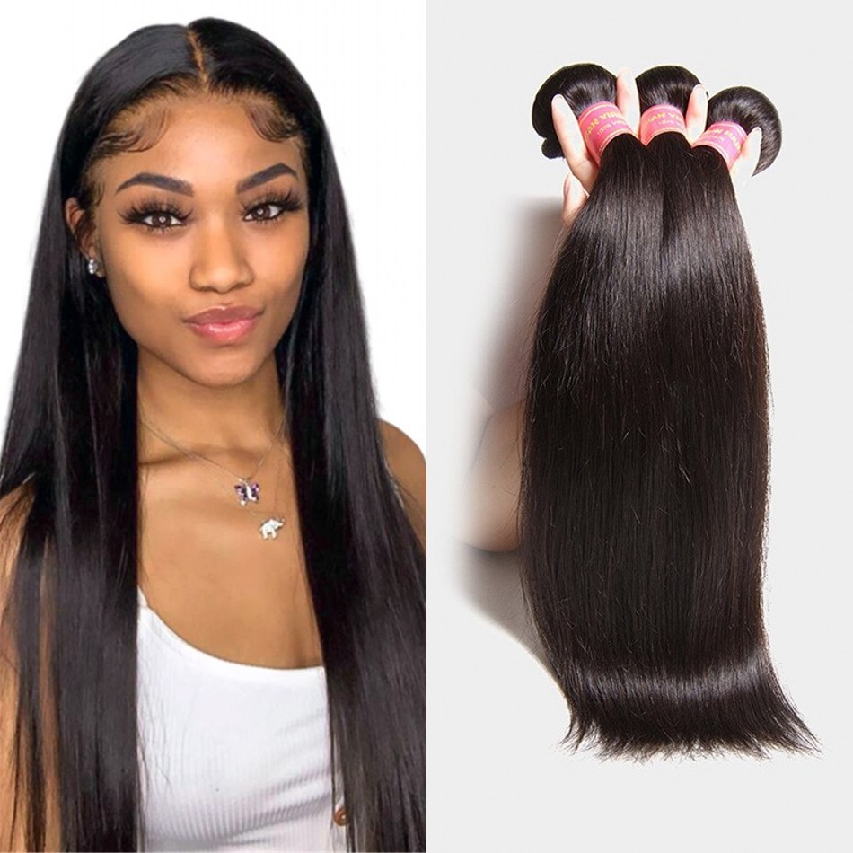 Brazilian Straight Hair Bundles 3 Pieces 8A 8-26 Inch Remy Human Hair Extensions For Black Women, Natural color
Brazilian Straight Hair Bundles 3 Pieces 8A 8-26 Inch Remy Human Hair Extensions For Black Women, Natural color