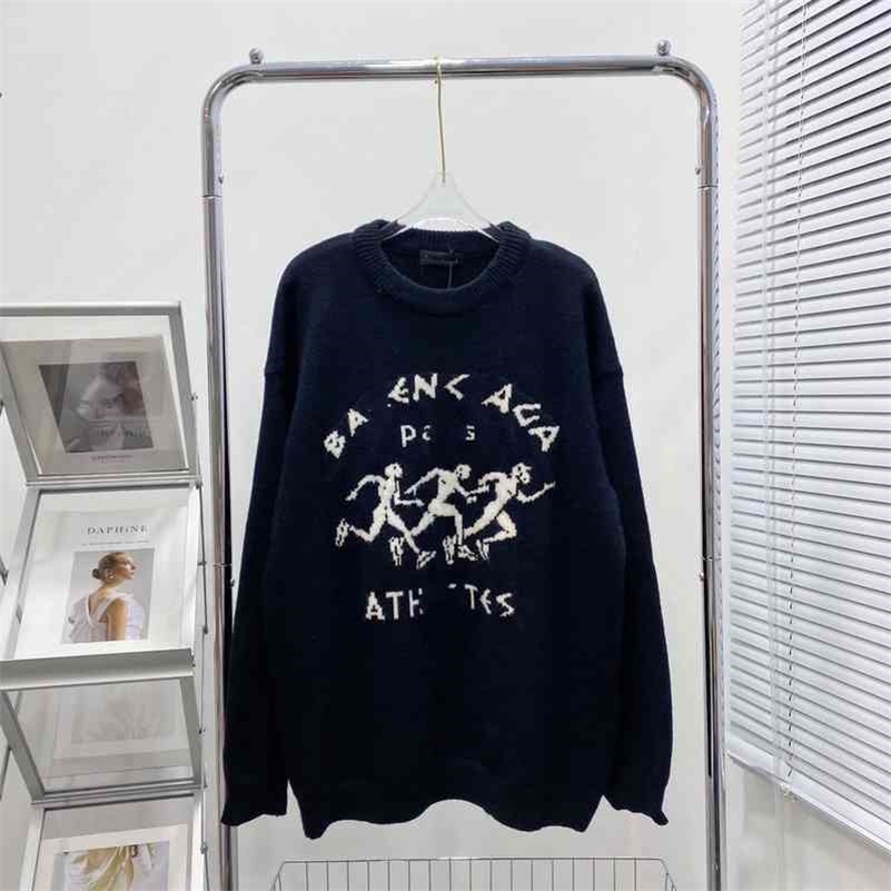 Original Hoodie Balenciga Designer 2022 Autumn Winter Parisian Athletes Running Letter Jacquard Round Neck Knitted Versatile for Men and Women, Black
Original Hoodie Balenciga Designer 2022 Autumn Winter Parisian Athletes Running Letter Jacquard Round Neck Knitted Versatile for Men and Women, Black