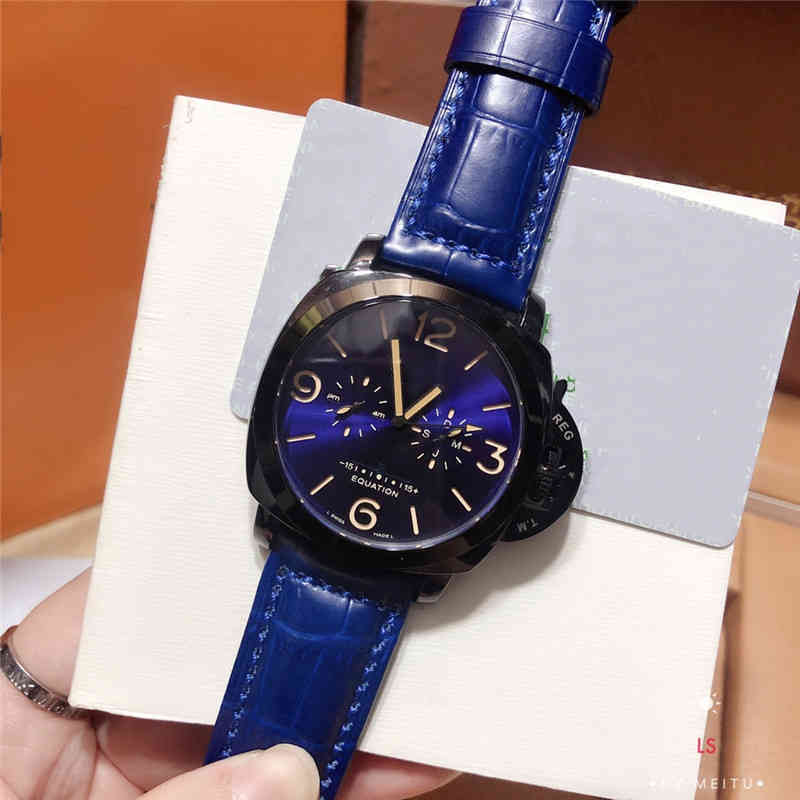 Luxury Watches for Mens Mechanical Wristwatch Pena Pane Series Fashion Five Needle Full Working Men's D5h1 Designer
Luxury Watches for Mens Mechanical Wristwatch Pena Pane Series Fashion Five Needle Full Working Men's D5h1 Designer