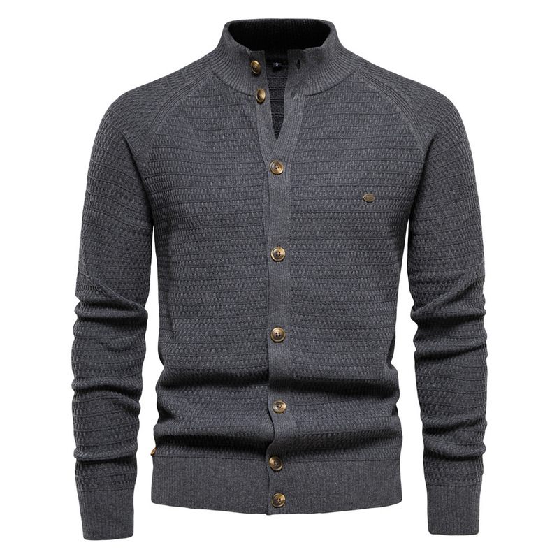 Mens Sweaters 95% Cotton Sweaters Coats Men Sweater Thicker Knitted Cardigan Sweatercoats Slim Fit Mens Knit Warm Sweater Jackets Men Pullover 220914