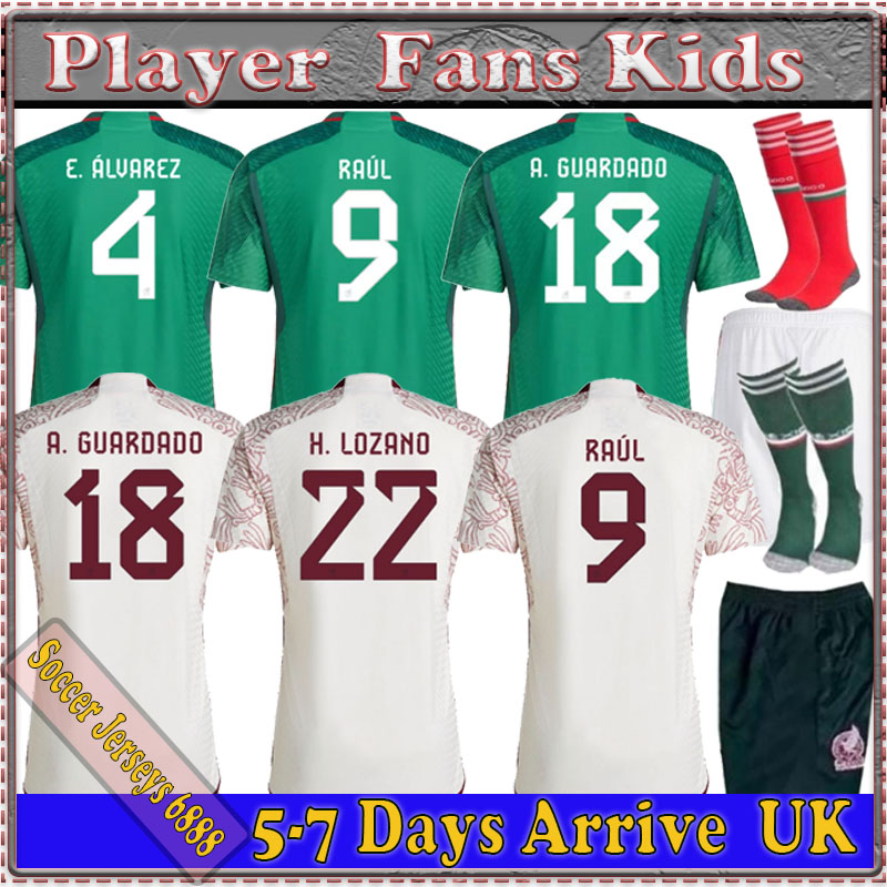 World CupS 2022 Mexico soccer jersey home away 22 23 CHICHARITO LOZANO DOS SANTOS football shirt Kids kit women Men sets uniforms Fans player Version, 22/23 players version home
World CupS 2022 Mexico soccer jersey home away 22 23 CHICHARITO LOZANO DOS SANTOS football shirt Kids kit women Men sets uniforms Fans player Version, 22/23 players version home