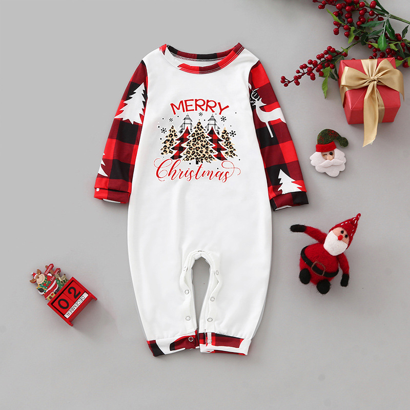 Family Matching Outfits Pajamas Christmas Family Women Men Kids Baby Pyjamas Couples Matching Clothing Set Mother Father Children Xmas Pj Family Look 