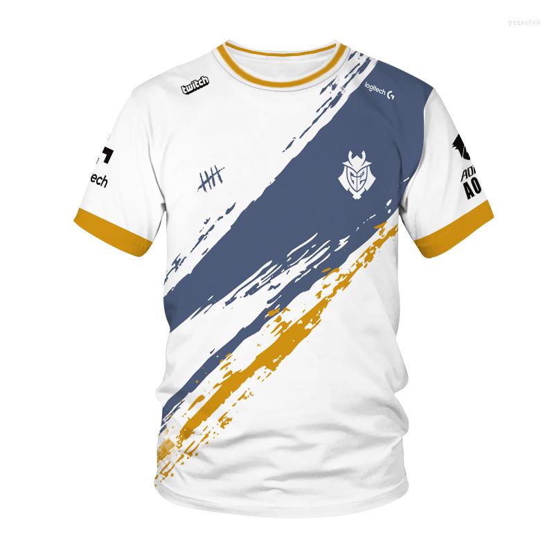 Men's T Shirts G2 Spain Team Jersey E-Sports Supporter T-Shirt League Of Legends Game Uniform Can Be Customized Top, G2-007
Men's T Shirts G2 Spain Team Jersey E-Sports Supporter T-Shirt League Of Legends Game Uniform Can Be Customized Top, G2-007