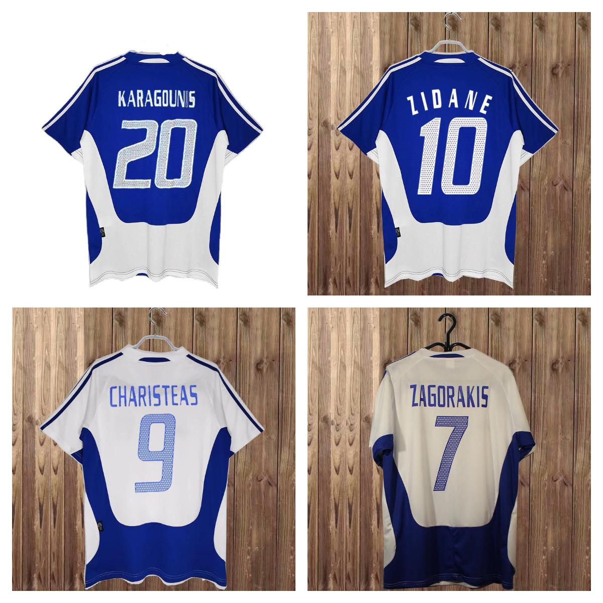 2004 Greece Retro Mens Soccer Jerseys CHARISTEAS TSIARTAS NIKOLAIDIS ZAGORAKIS KARAGOUNIS GIANNAKOPOULOS BASINAS 04 Home Away Football Shirt Uniforms
2004 Greece Retro Mens Soccer Jerseys CHARISTEAS TSIARTAS NIKOLAIDIS ZAGORAKIS KARAGOUNIS GIANNAKOPOULOS BASINAS 04 Home Away Football Shirt Uniforms