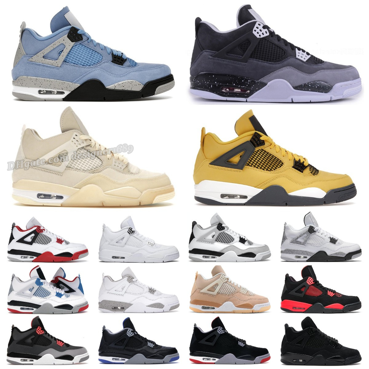 Mens women 4 4s Basketball Shoes retro University Blue Military Black Cement Cat Sail Lightning Bred Infrared Red Thunder Taupe Haze Motorsports designer Sneakers, Bubble column
Mens women 4 4s Basketball Shoes retro University Blue Military Black Cement Cat Sail Lightning Bred Infrared Red Thunder Taupe Haze Motorsports designer Sneakers, Bubble column