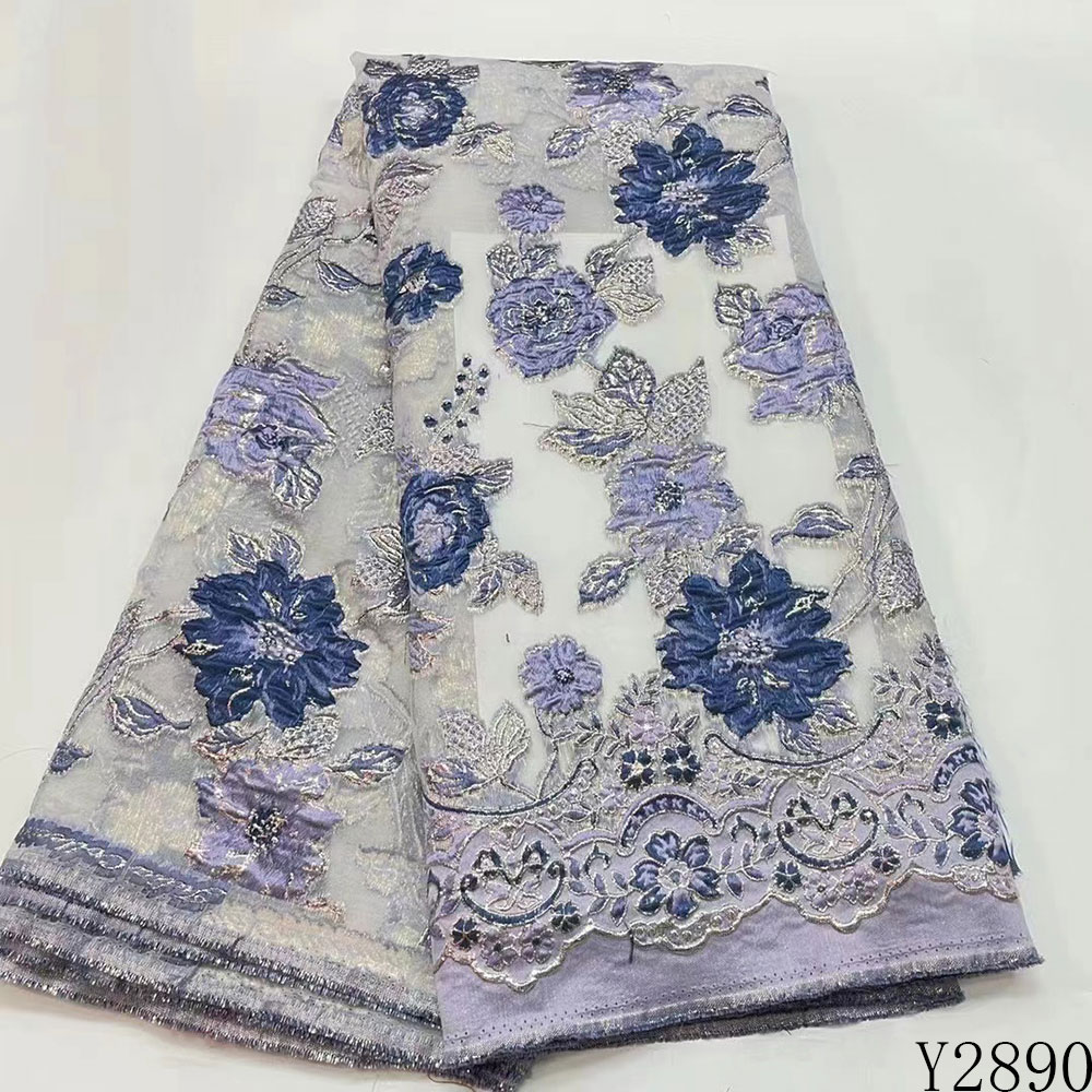 African Tulle Fabric 5 Yards 2022 Latest Nigerian Guild Jacquard Brocade Lace For Wedding Party Fabric Y2890
African Tulle Fabric 5 Yards 2022 Latest Nigerian Guild Jacquard Brocade Lace For Wedding Party Fabric Y2890