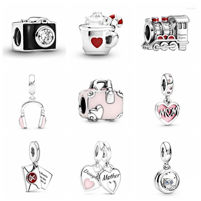 Beads Fit Bracelets Bead For Women Silver Color Christmas Cream Camera Train Pink Enamel Heart Suitcase Charm
Beads Fit Bracelets Bead For Women Silver Color Christmas Cream Camera Train Pink Enamel Heart Suitcase Charm