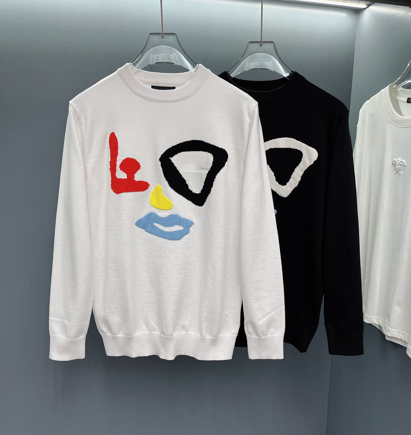 Men's Plus Size Hoodies & Sweatshirts in autumn / winter 2022acquard knitting machine e Custom jnlarged detail crew neck cotton 4d466sw, Black
Men's Plus Size Hoodies & Sweatshirts in autumn / winter 2022acquard knitting machine e Custom jnlarged detail crew neck cotton 4d466sw, Black