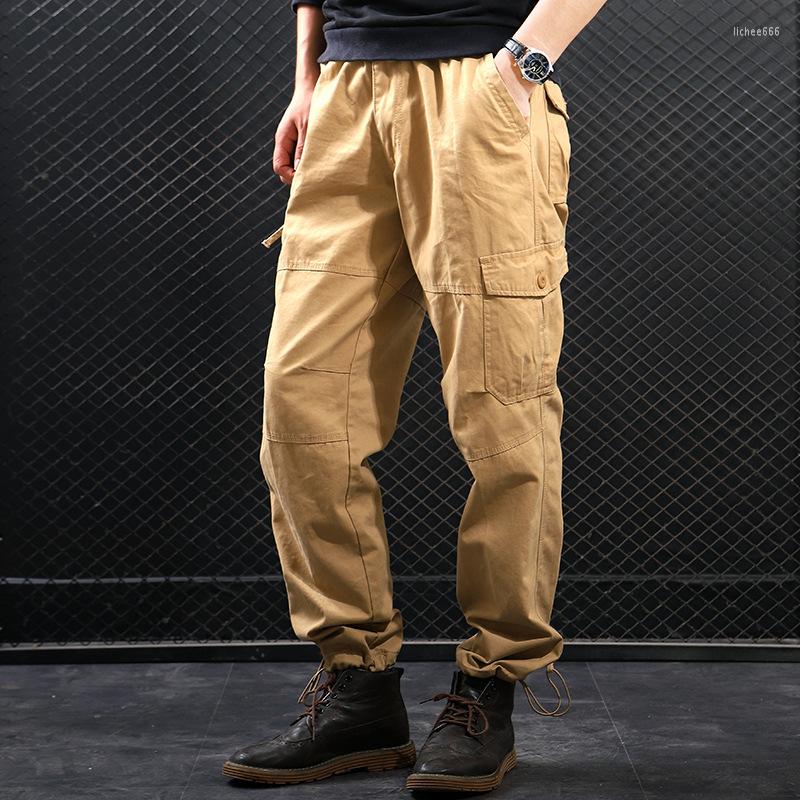 Men's Pants Cargo Men Multi-pocket Outdoor Camouflage Cotton Overalls Long Streetwear, Black
Men's Pants Cargo Men Multi-pocket Outdoor Camouflage Cotton Overalls Long Streetwear, Black