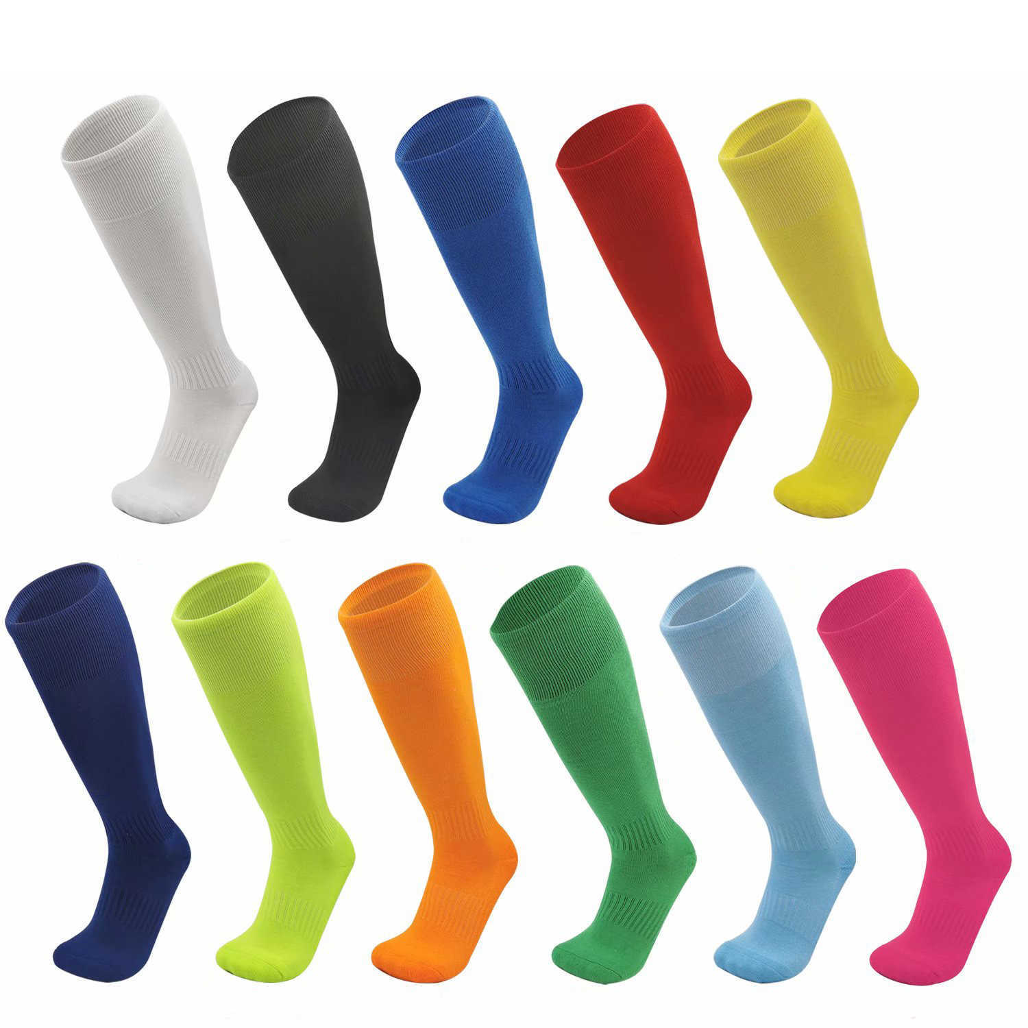 Designer Mens Womens Socks Solid color knee length football socks stockings for adults children primary school students sock thickened towel bottom, Black
Designer Mens Womens Socks Solid color knee length football socks stockings for adults children primary school students sock thickened towel bottom, Black