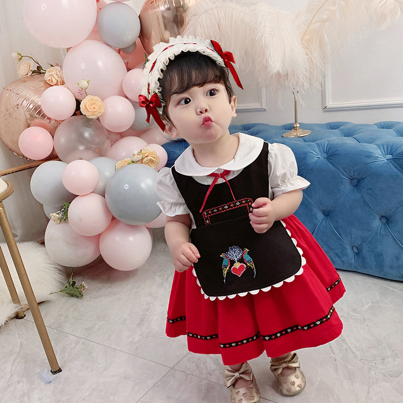 Special Occasions Baby Princess Dress Children Oktoberfest princess Costumes German Kids Girl Beer Maid Heidi Costume Bavarian Dirndl 220914