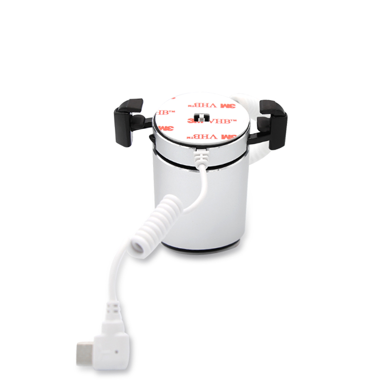 6PCS Mobile Phone Burglar Alarm Display Stand Cellphone Security Anti Theft Device Holder System With Charging Function