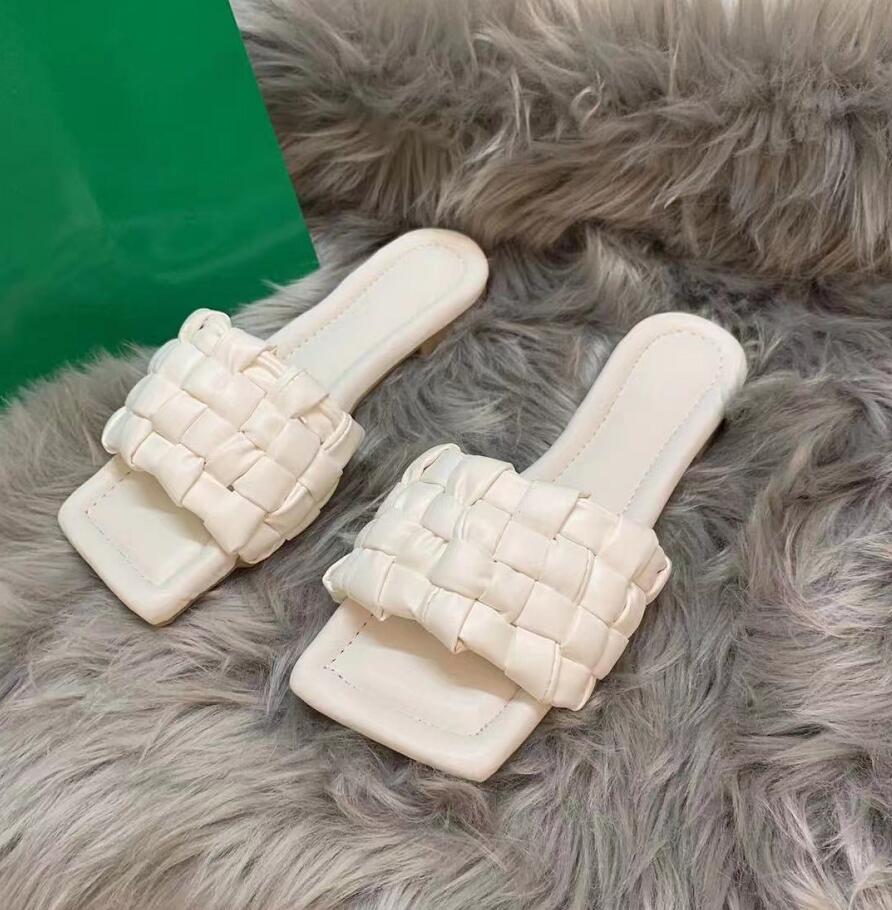Square Head Flats Slipper Leather Weave Sandal Designer Women Summer Outdoor Beach Shoes Flat Bottom Leisure Slippers Fashion Sandals, Not for individual sale
Square Head Flats Slipper Leather Weave Sandal Designer Women Summer Outdoor Beach Shoes Flat Bottom Leisure Slippers Fashion Sandals, Not for individual sale