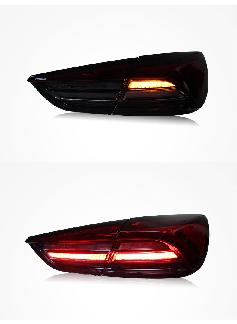 Car Styling Tailligts for Maserati Ghibli Taillight Assembly Ghibli Upgrade New LED Guide Running Lights Turn Signal Reversing Rear Lamp