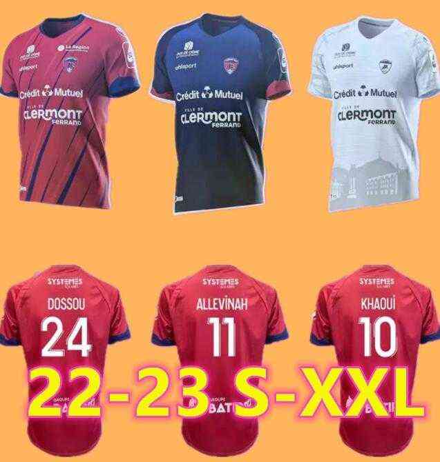 Shirts 22 23 Maillots Clermont Foot 63 Soccer Jerseys 2022 2023 Bayo Dossou Allevinah Berthomier Magnin Iglesias Tell Home Away Third Jersey Football Shirts
Shirts 22 23 Maillots Clermont Foot 63 Soccer Jerseys 2022 2023 Bayo Dossou Allevinah Berthomier Magnin Iglesias Tell Home Away Third Jersey Football Shirts