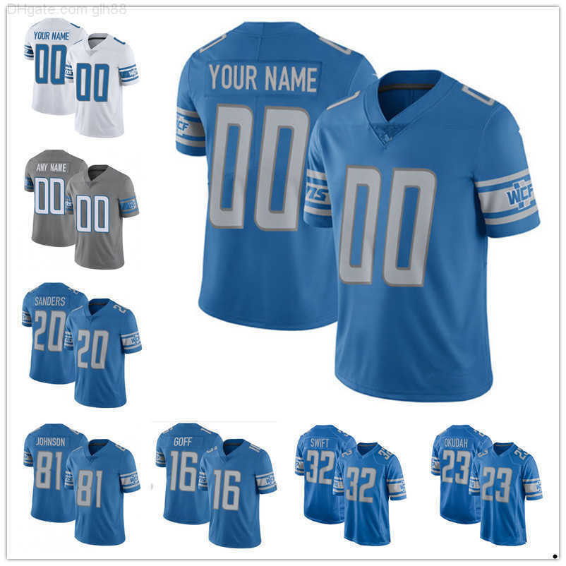 Mens Jersey 97 Aidan Hutchinson 1 Jameson Williams custom Detroit''Lions''20 Barry Sanders 16 Jared Goff 32 D'Andre Swift 23 Jeff Okudah, Color
Mens Jersey 97 Aidan Hutchinson 1 Jameson Williams custom Detroit''Lions''20 Barry Sanders 16 Jared Goff 32 D'Andre Swift 23 Jeff Okudah, Color