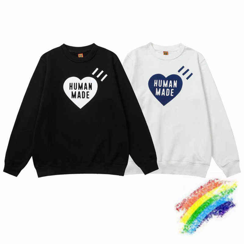 Men's Hoodies Sweatshirts 2022ss HUMAN MADE Sweatshirts Men Women Top Version Heart Print Crewneck Oversize Ye Hoodie G220914
Men's Hoodies Sweatshirts 2022ss HUMAN MADE Sweatshirts Men Women Top Version Heart Print Crewneck Oversize Ye Hoodie G220914