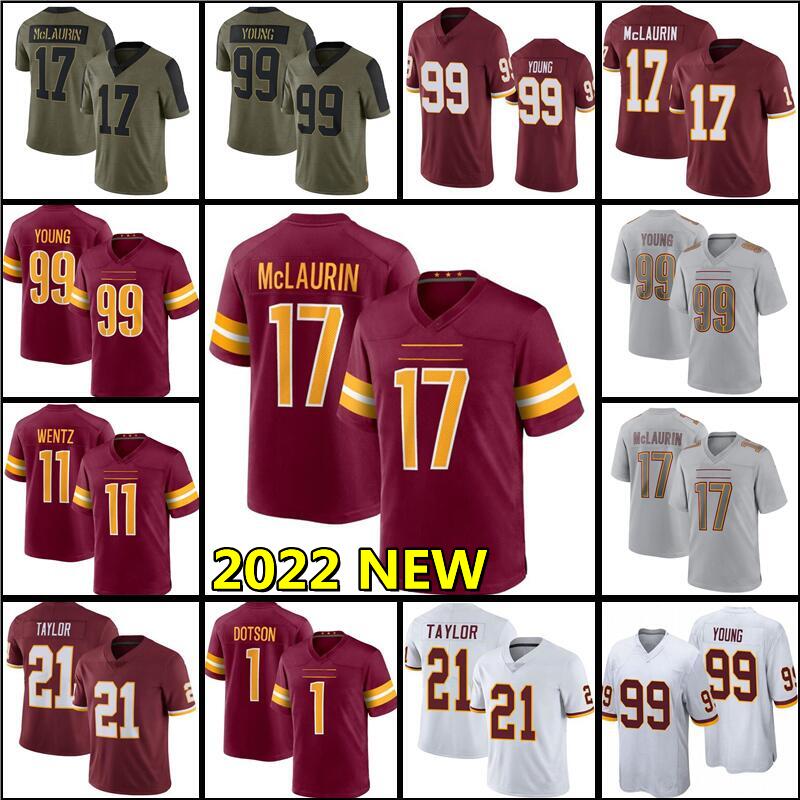 Chase Young 99 Carson Wentz Commanders Football Jersey 1 Jahan Dotson Jonathan Allen 17 Terry McLaurin 21 Sean Taylor Antonio Gibson Washingtons John Riggins Kamren, Men jersey
Chase Young 99 Carson Wentz Commanders Football Jersey 1 Jahan Dotson Jonathan Allen 17 Terry McLaurin 21 Sean Taylor Antonio Gibson Washingtons John Riggins Kamren, Men jersey