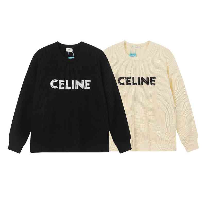 Fashion Designer Hoodies Celinn' Man and Woman Sweater 22 Autumn/winter New Rivet Rib Letter Printing Wool Knitted Pullover Long Sleeve, Black
Fashion Designer Hoodies Celinn' Man and Woman Sweater 22 Autumn/winter New Rivet Rib Letter Printing Wool Knitted Pullover Long Sleeve, Black