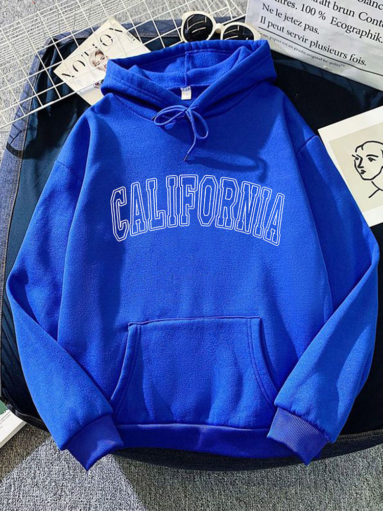 Women s Hoodies Sweatshirts Loose Streetwear Fashion California Print Spring Autumn Women Vintage Fleece Sweatshirt Long Sleeve Pullovers 220914