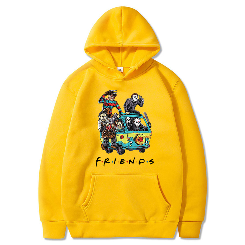 Men s Hoodies Sweatshirts Halloween Horror Friends Pennywise Michael Myers Jason Pullover Autumn Unisex 220914