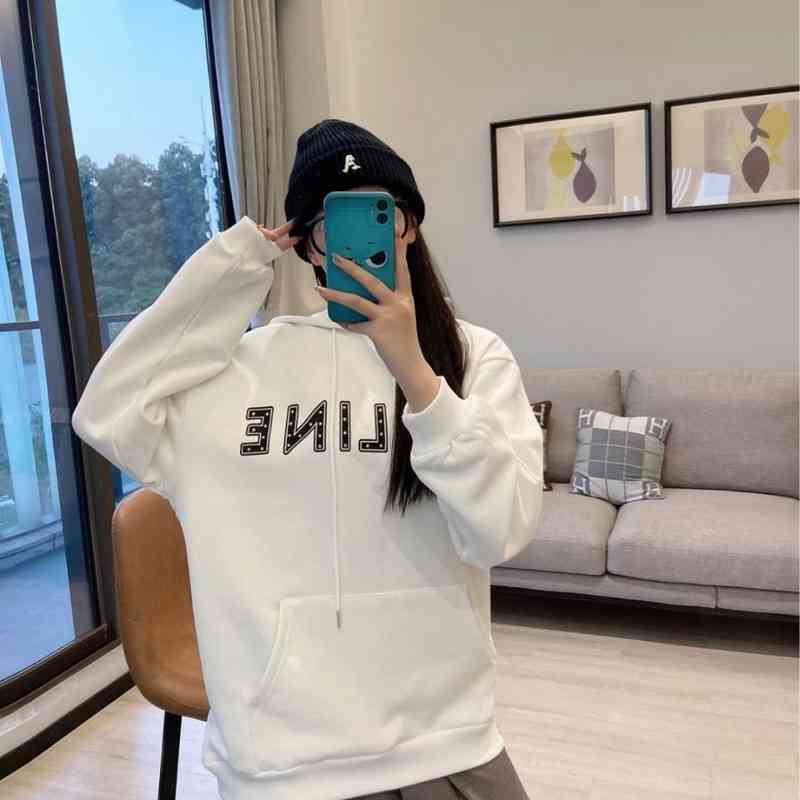 Designer Hoodies Woman Man Celinn Sweatershirts Spring and Autumn New Rivet Series Printed Hooded Pullover Men Women Loose Casual Fashion, White
Designer Hoodies Woman Man Celinn Sweatershirts Spring and Autumn New Rivet Series Printed Hooded Pullover Men Women Loose Casual Fashion, White
