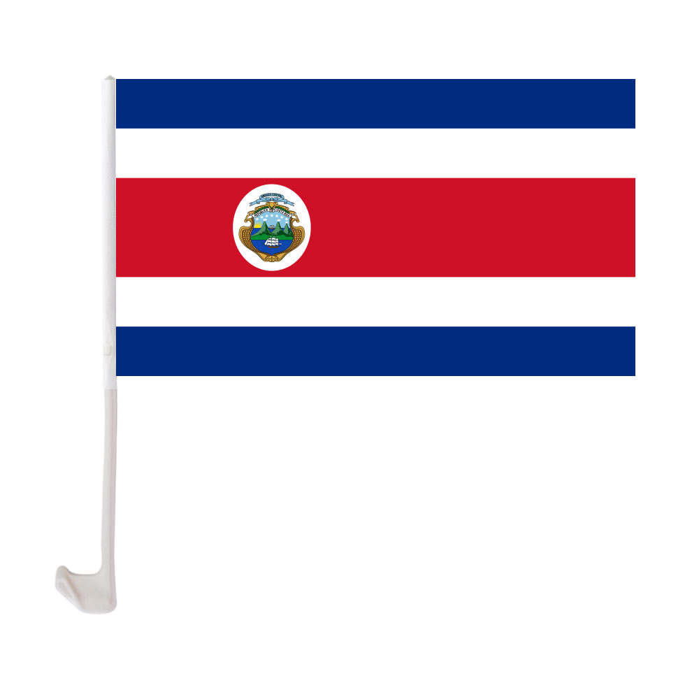 Costa Rica Car Flag 30x45cm Window Clip Flags Polyester UV Protection Car Decoration Banner with Flagpole
Costa Rica Car Flag 30x45cm Window Clip Flags Polyester UV Protection Car Decoration Banner with Flagpole