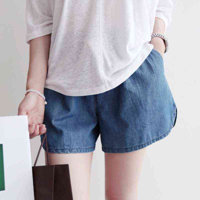 Sleep Lounge & Maternity Pregnant Women Denim Shorts Summ J220823