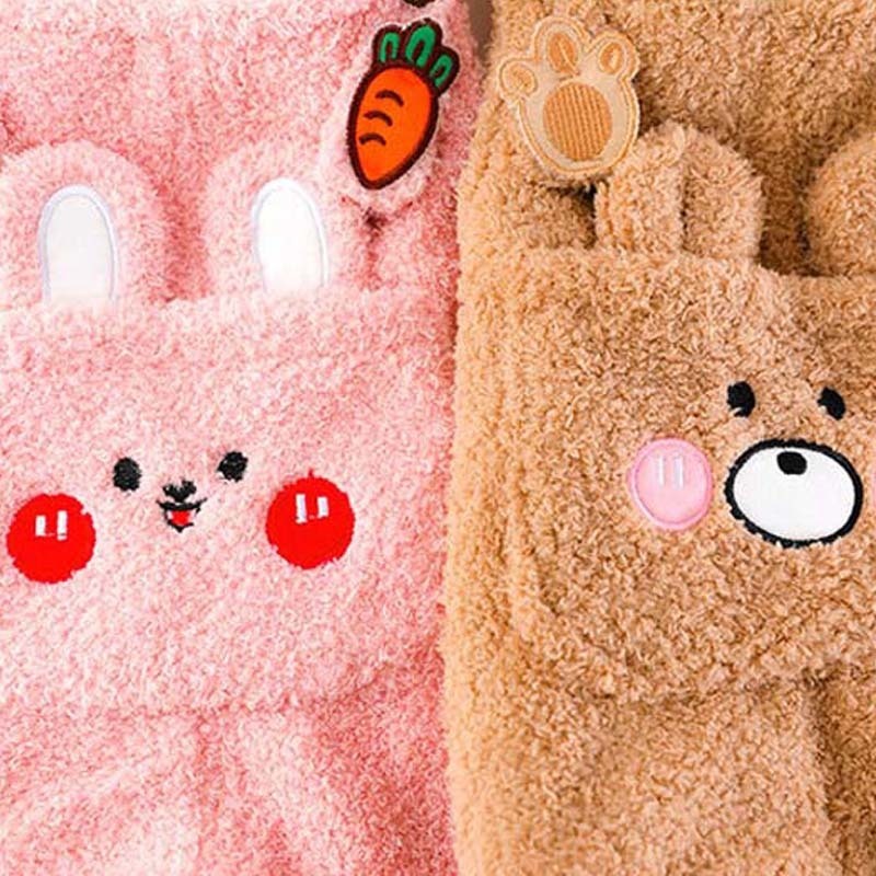 Clothing Sets Children Autumn Winter Longsleeve Set Boys Warm Casual Clothes Baby Girl Sweater Plus Velvet Thick Cartoon Overalls 2Piece 220913