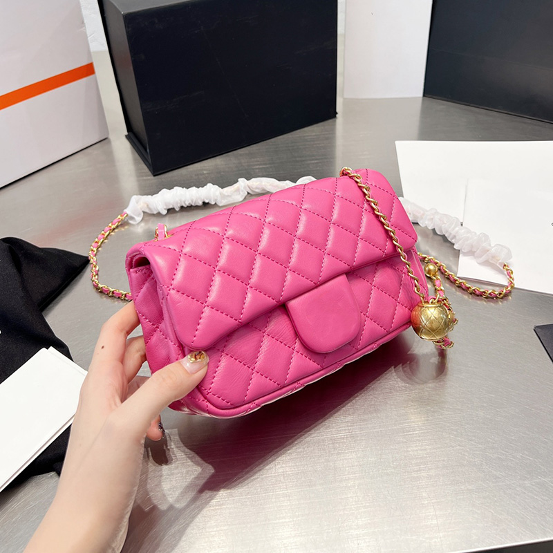 F/W Womens Gold Crush Ball Lambskin Quilted Bags Classic Mini Flap Genuine Leather Crossbody Shoulder Pocket Luxury Designer Purse Vanity Cosmetic Case Purse 20CM, Box
F/W Womens Gold Crush Ball Lambskin Quilted Bags Classic Mini Flap Genuine Leather Crossbody Shoulder Pocket Luxury Designer Purse Vanity Cosmetic Case Purse 20CM, Box